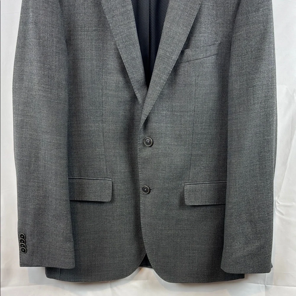 Hugo Boss The Crowley Jacket Wool Cashmere Men's Gray Sport Coat Blazer Size 38R